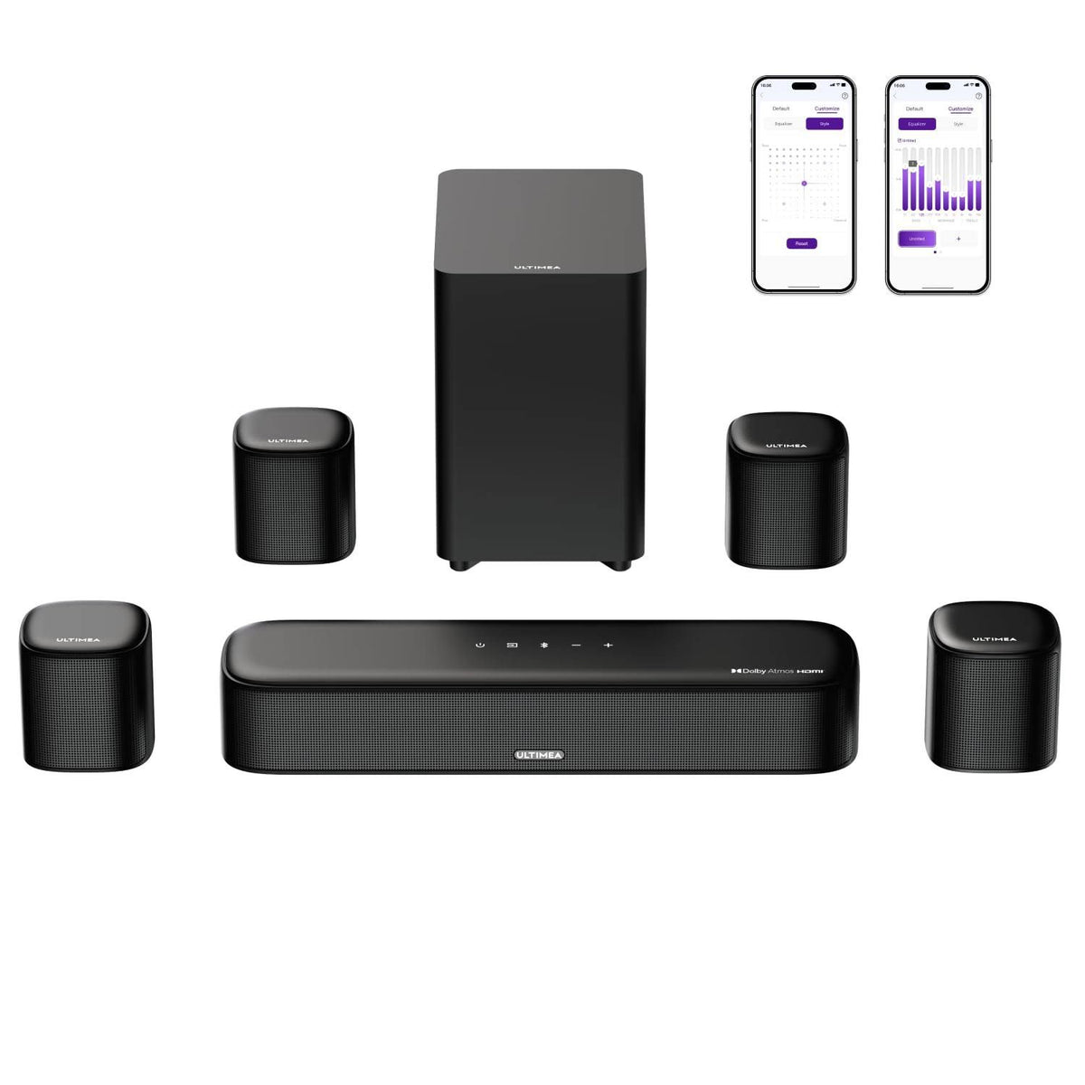 Barre de son 7.1 Ultimea Aura A60(Noir)
