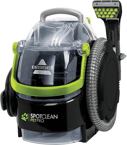 BISSELL SpotClean Pet Pro, Shampouineuse Canapé, Moteur Puissant de 750W, Idéal pour les Propriétaires d'Animaux, Nettoyeur pour Tapis, Moquettes, Meubles, Tissus, Voiture  Plus Encore, 15585